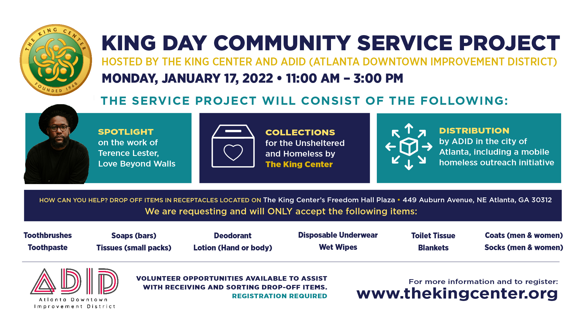 King Day Community Service Projects