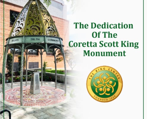 The Dedication of the Coretta Scott King Monument
