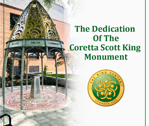 The Dedication of the Coretta Scott King Monument